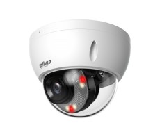 DAHUA DH-IPC-HDBW2849EP-S-IL-0280B Уличная купольная IP-видеокамера SmartDualLight 8Мп, 1/2.7” CMOS, объектив 2.8мм, видеоаналитика, микрофон, ИК 30м, LED 30м, P67, IK10, металл