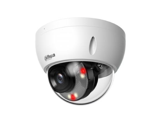 [Видеонаблюдение] DAHUA DH-IPC-HDBW2849EP-S-IL-0280B Уличная купольная IP-видеокамера SmartDualLight 8Мп, 1/2.7” CMOS, объектив 2.8мм, видеоаналитика, микрофон, ИК 30м, LED 30м, P67, IK10, металл