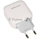 Зарядное устройство BOROFONE BA46A Premium, один порт USB, один порт Type-C, PD, 18W, 5V, 3.0A, белый