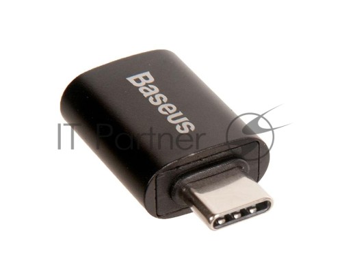 Переходник BASEUS Ingenuity Series Mini OTG, Type-C - USB-A 3.1, черный