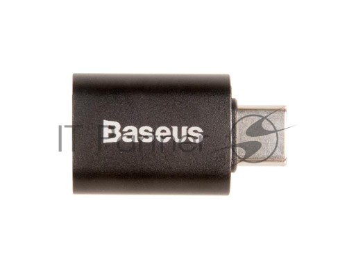 Переходник BASEUS Ingenuity Series Mini OTG, Type-C - USB-A 3.1, черный