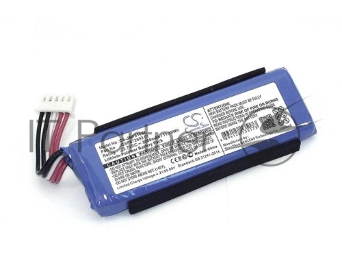 Аккумуляторная батарея CameronSino CS-JMF310SL для JBL Flip 4 3.7V 3000mAh 11.10Wh Аккумуляторная батарея CameronSino CS-JMF310SL для JBL Flip 4 3.7V 3000mAh 11.10Wh