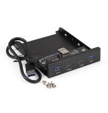 Exegate EX297553RUS  Планка USB на переднюю панель ExeGate U3H-622, 3,5