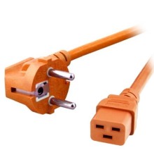 Кабель ACD ZJE-002 Кабель питания ACD SUPER HEAVY DUTY  3*2,5 S22C19, (Schuko - C19), 16А, оранжевый, 2,0 м {40}