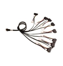 Кабель ACD-60006-MD Slimline SASx8 (SFF8654) -to- 8x U.3 Direct, 1M, (аналог Broadcom 05-60006-00)