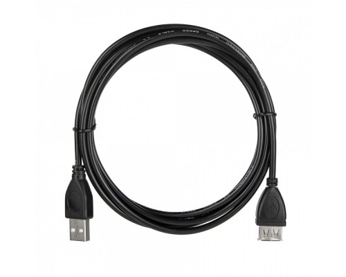 [Контроллер] Кабель ACD Кабель ACD-U2AAF-20L |ACD-U2AAF-20L| USB 2.0, A male - A feмale, ТТХ: |ACD-U2AAF-20L| (7/0.12BC+PE)*1P+(7/0.12BC+PE)*2C+7/0.12BC+AL+PVC OD4.0, Черный, 2м (742057)