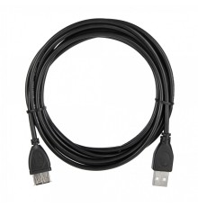 Кабель ACD Кабель ACD-U2AAF-30L |ACD-U2AAF-30L| USB 2.0, A male - A feмale, ТТХ: |ACD-U2AAF-30L| (7/0.12BC+PE)*1P+(7/0.12BC+PE)*2C+7/0.12BC+AL+PVC OD4.0, Черный, 3м (742064)