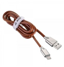 Кабели USB ACD USB кабель ACD-Allure Type-C ; USB-A Кожа, 1м, коричневый (ACD-U926-C2N)
