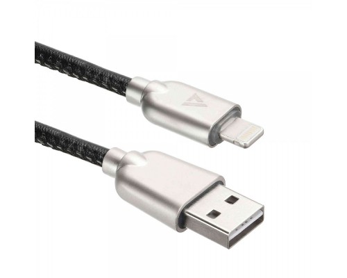 [Контроллер] Кабели USB ACD USB кабель ACD-Allure Lightning ; USB-A Кожа, 1м, черный (ACD-U926-P5B)