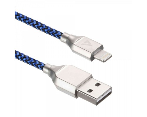[Контроллер] Кабели USB ACD USB кабель ACD-Titan Lightning ; USB-A Нейлон, 1м, сине-черный (ACD-U927-P5L)