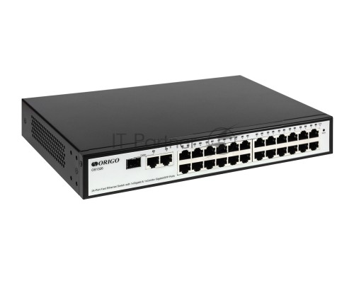 Настраиваемый L2-коммутатор ORIGO OS1326/A1A 24x100Base-TX, 1x1000Base-T, 1xCombo 1000Base-T/SFP