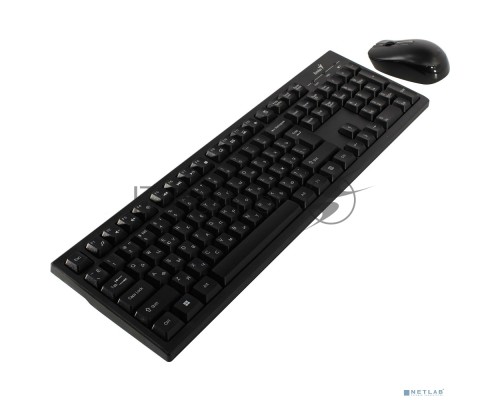 Комплект беспроводной Genius Smart KM-8101 (клавиатура KM-8101/k и мышь NX-7020), Black