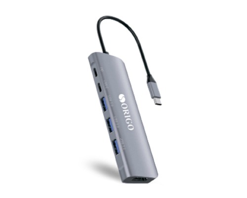 [Сетевое оборудование] ORIGO OU3360PD/A1A Док-станция USB-C 6-в-1 3xUSB 3.0, USB-C/PD 3.0, USB-C, HDMI
