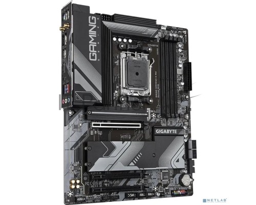 Материнская плата Gigabyte B650 GAMING X AX, Socket AM5, AMD B650, 4xDDR5-5200, HDMI+DP, 3xPCI-Ex16, 4xSATA3(RAID 0/1/10), 3xM.2, 8 Ch Audio, 2.5GLan, WiFi, (2+4)xUSB2.0, (5+2)xUSB3.2, (1+1)xUSB3.2 Type-C™, 1xPS/2, ATX, RTL