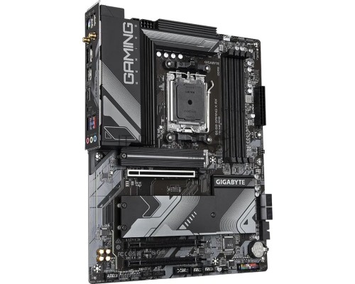 Материнская плата Gigabyte B650 GAMING X AX, Socket AM5, AMD B650, 4xDDR5-5200, HDMI+DP, 3xPCI-Ex16, 4xSATA3(RAID 0/1/10), 3xM.2, 8 Ch Audio, 2.5GLan, WiFi, (2+4)xUSB2.0, (5+2)xUSB3.2, (1+1)xUSB3.2 Type-C™, 1xPS/2, ATX, RTL
