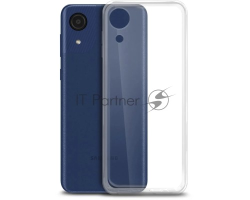 Чехол (клип-кейс) BORASCO для Samsung Galaxy A03 Core, прозрачный [40943]