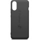 Чехол (клип-кейс) BORASCO Silicone Case, для ZTE Blade A31 Plus, черный (матовый) [40858]