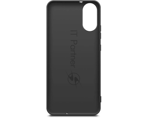 Чехол (клип-кейс) BORASCO Silicone Case, для ZTE Blade A31 Plus, черный (матовый) [40858]