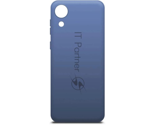 Чехол (клип-кейс) BORASCO Microfiber Case, для Samsung Galaxy A03 Core, синий [40946]