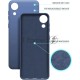 Чехол (клип-кейс) BORASCO Microfiber Case, для Samsung Galaxy A03 Core, синий [40946]