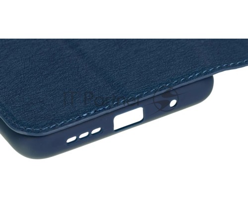 Чехол (флип-кейс) DF poFlip-03, для Xiaomi Poco M3, синий [df poflip-03 (blue)]