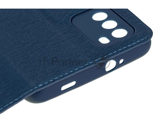 Чехол (флип-кейс) DF poFlip-03, для Xiaomi Poco M3, синий [df poflip-03 (blue)]