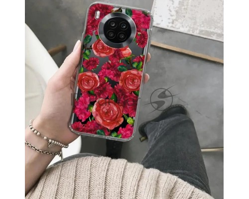Чехол (клип-кейс) GRESSO Air, для Honor 50 Lite, прозрачный/рисунок [gr17aaae9346]