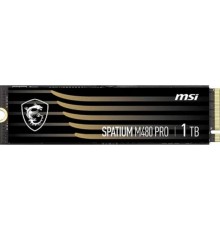 Твердотельный накопитель SSD MSI 1TB PCIe 4.0 NVMe M.2 SPATIUM M480 PRO 