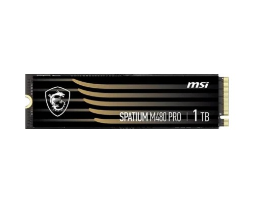 [носитель информации] Твердотельный накопитель SSD MSI 1TB PCIe 4.0 NVMe M.2 SPATIUM M480 PRO 