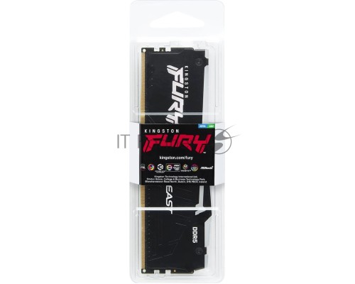 Оперативная память Kingston 16GB 6000MT/s DDR5 CL40 DIMM FURY Beast RGB
