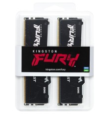 Оперативная память Kingston 16GB 6000MHz DDR5 CL40 DIMM (Kit of 2) FURY Beast RGB