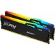 Оперативная память Kingston 16GB 6000MHz DDR5 CL40 DIMM (Kit of 2) FURY Beast RGB