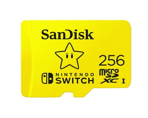 [Карта памяти ] Micro SecureDigital 256GB SanDisk for Nintendo Switch Class 10, UHS-I, W90, R 100 МБ/с, <SDSQXAO-25