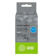 Картридж ленточный Cactus CS-M21-250C342 черный, 11.15мм, черный шрифт, белый фон, 2.1м для Brady BMP21-PLUS, BMP21, BMP21-LAB