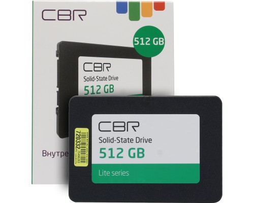 Накопитель SSD CBR SSD-512GB-2.5-LT22, серия 