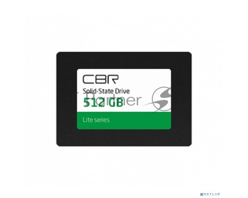Накопитель SSD CBR SSD-512GB-2.5-LT22, серия 