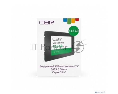 Накопитель SSD CBR SSD-512GB-2.5-LT22, серия 