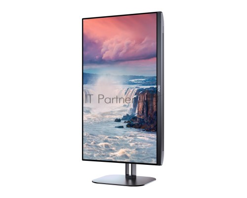 Монитор AOC LCD 27'' [16:9] 2560х1440(WQHD) IPS, nonGLARE, Нет, 75 Гц, 300cd/m2, H178°/V178°, 1000:1, 20M:1, 16,7 миллионов цветов, 1ms, HDMI, DP, USB-Hub, Height adj, Pivot, Tilt, Swivel, Speakers, Audio out, 3Y, Black