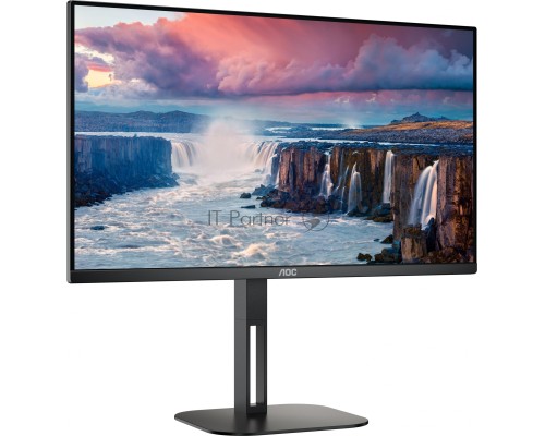 Монитор AOC LCD 27'' [16:9] 2560х1440(WQHD) IPS, nonGLARE, Нет, 75 Гц, 300cd/m2, H178°/V178°, 1000:1, 20M:1, 16,7 миллионов цветов, 1ms, HDMI, DP, USB-Hub, Height adj, Pivot, Tilt, Swivel, Speakers, Audio out, 3Y, Black