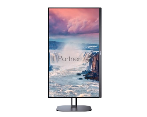 Монитор AOC LCD 27'' [16:9] 2560х1440(WQHD) IPS, nonGLARE, Нет, 75 Гц, 300cd/m2, H178°/V178°, 1000:1, 20M:1, 16,7 миллионов цветов, 1ms, HDMI, DP, USB-Hub, Height adj, Pivot, Tilt, Swivel, Speakers, Audio out, 3Y, Black