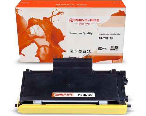 Картридж лазерный Print-Rite TFB601BPU1J PR-TN2175 TN-2175 черный (2600стр.) для Brother HL-2140/2150/2170