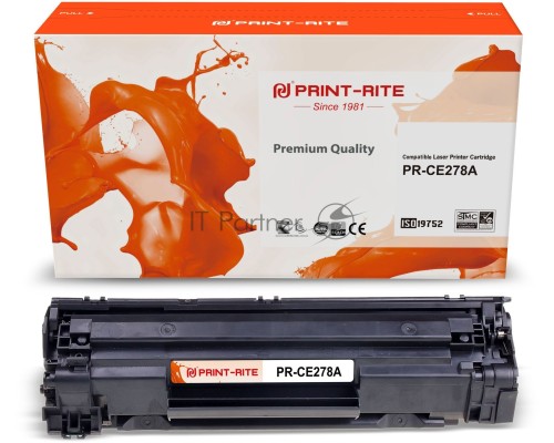 Картридж лазерный Print-Rite TFH898BPU1J1 PR-CE278A CE278A черный (2100стр.) для HP LJ P1566/P1606w