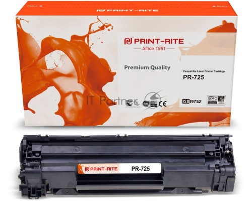 Картридж лазерный Print-Rite TFH899BPU1J PR-725 725 черный (1600стр.) для Canon i-Sensys 6000/6000b