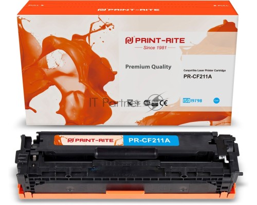 Картридж лазерный Print-Rite TFH993CPU1J PR-CF211A CF211A голубой (1800стр.) для HP LJ Pro 200/M251/M276 Картридж лазерный Print-Rite TFH993CPU1J PR-CF211A CF211A голубой (1800стр.) для HP LJ Pro 200/M251/M276
