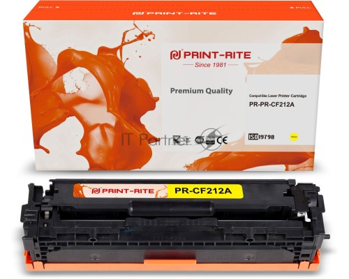 Картридж лазерный Print-Rite TFH994YPU1J PR-CF212A CF212A желтый (1800стр.) для HP LJ Pro 200/M251/M276