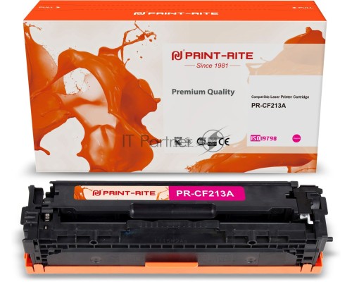 Картридж лазерный Print-Rite TFH995MPU1J PR-CF213A CF213A пурпурный (1800стр.) для HP LJ Pro 200/M251/M276 Картридж лазерный Print-Rite TFH995MPU1J PR-CF213A CF213A пурпурный (1800стр.) для HP LJ Pro 200/M251/M276