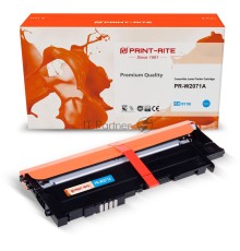 Картридж лазерный Print-Rite TFHA9OCPU1J PR-W2071A W2071A (есть ограничения по прошивке) голубой (700стр.) для HP Color Laser 150a/150nw/178nw MFP/179fnw MFP
