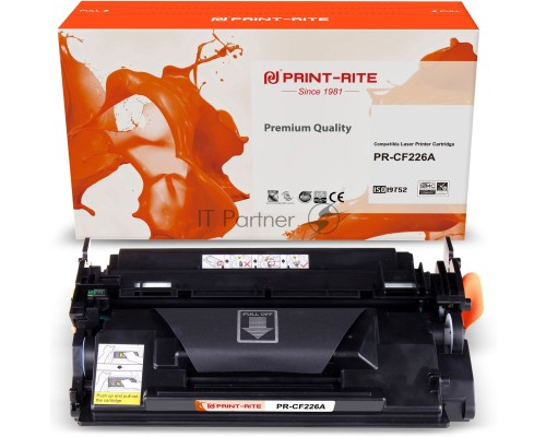 Картридж лазерный Print-Rite TFHAKCBPU1J PR-CF226A CF226A черный (3100стр.) для HP LJ M402d/M402n/M426dw/M426fdn/M426fdw Картридж лазерный Print-Rite TFHAKCBPU1J PR-CF226A CF226A черный (3100стр.) для HP LJ M402d/M402n/M426dw/M426fdn/M426fdw