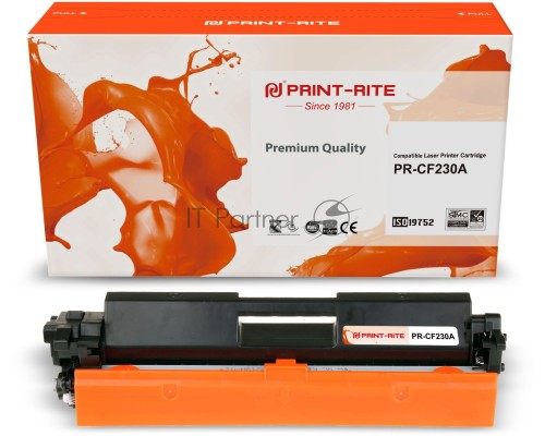 Картридж лазерный Print-Rite TFHAKJBPU1J PR-CF230A CF230A черный (1600стр.) для HP LJ 203/227 Картридж лазерный Print-Rite TFHAKJBPU1J PR-CF230A CF230A черный (1600стр.) для HP LJ 203/227