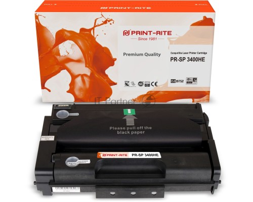 Картридж лазерный Print-Rite TFR449BPU1J PR-SP3400HE SP 3400HE черный (5000стр.) для Ricoh Aficio SP 3400/3410/3410dn;SP 3510/3510dn Картридж лазерный Print-Rite TFR449BPU1J PR-SP3400HE SP 3400HE черный (5000стр.) для Ricoh Aficio SP 3400/3410/3410dn;SP 3510/3510dn